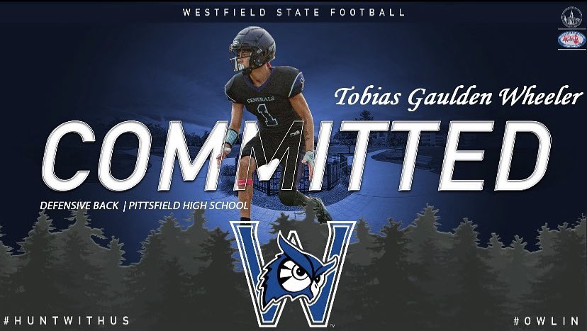 Congratulations <a href="/tobias_gaulden/">Tobias Gaulden Wheeler</a> on his commitment to play football and continue his education <a href="/WestfieldState/">Westfield State University</a>. <a href="/WSUOwlsFootball/">Westfield State Football</a> getting a great kid and a tackling machine! A special day for a special young man #PHSFOOTBALL <a href="/ESAofNewEngland/">Excel Sports Academy of New England</a> <a href="/PHSTaconicSport/">PHS\Taconic Sports</a>
