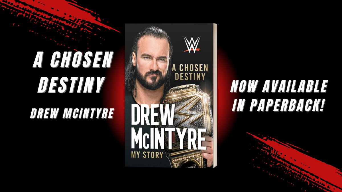 The perfect reading material for your Road to #WrestleMania! Out now online & in all good bookstores. BUY: bit.ly/achosendestiny…