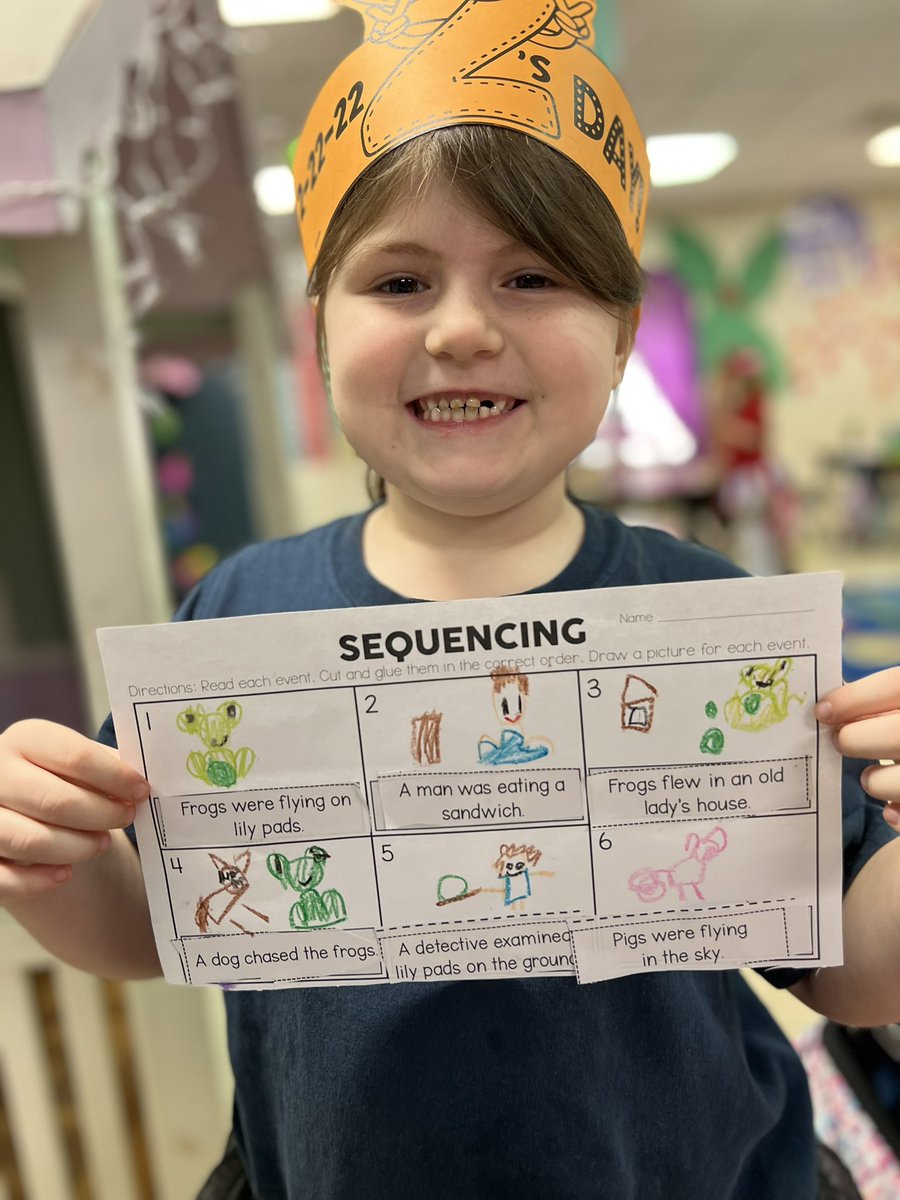 We read Tuesday by David Wiesner and complete a sequencing activity 🐸 <a href="/SemmesElem/">Semmes Elementary</a> <a href="/jenniferfetner/">Jennifer Fetner</a>