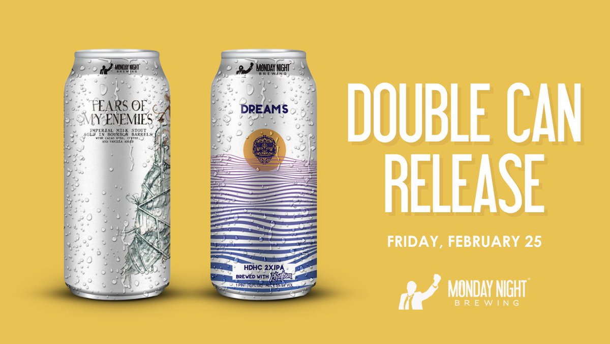 A tasty Milk Stout and a new double IPA from <a href="/MondayNight/">Monday Night Brewing</a> #beerAtlanta #GaBeer #beer #craftbeer #drinklocal #hoplife #ilovebeer #craftbeerjunkie #beatlanta #drinkcraft   #brewerylife #hoppybeerhoppylife #beerme #craftbeerlover #ipa #milkstout #stout 
beatlanta.com/2-new-cans-tea…