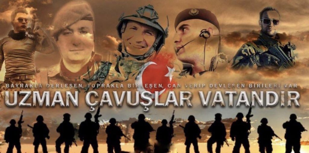 Kahramanlar can verir yurdu yaşatmak icin 3600 sayılı kanun haktır                     🇹🇷KAHRAMAN UZMAN ÇAVUŞLAR🇹🇷