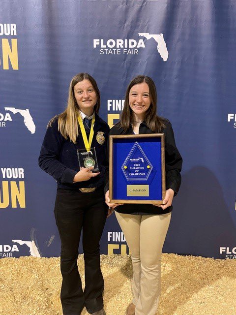 Best FFA out there- hands down! Belleview took home our share of awards from the Florida State Fair.