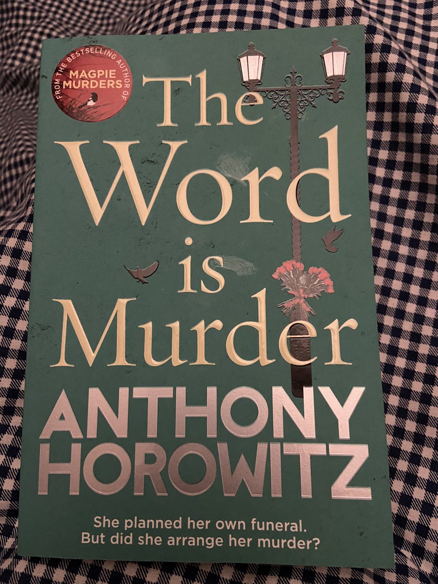 #currentlyreading #anthonyhorowitz #thewordismurder