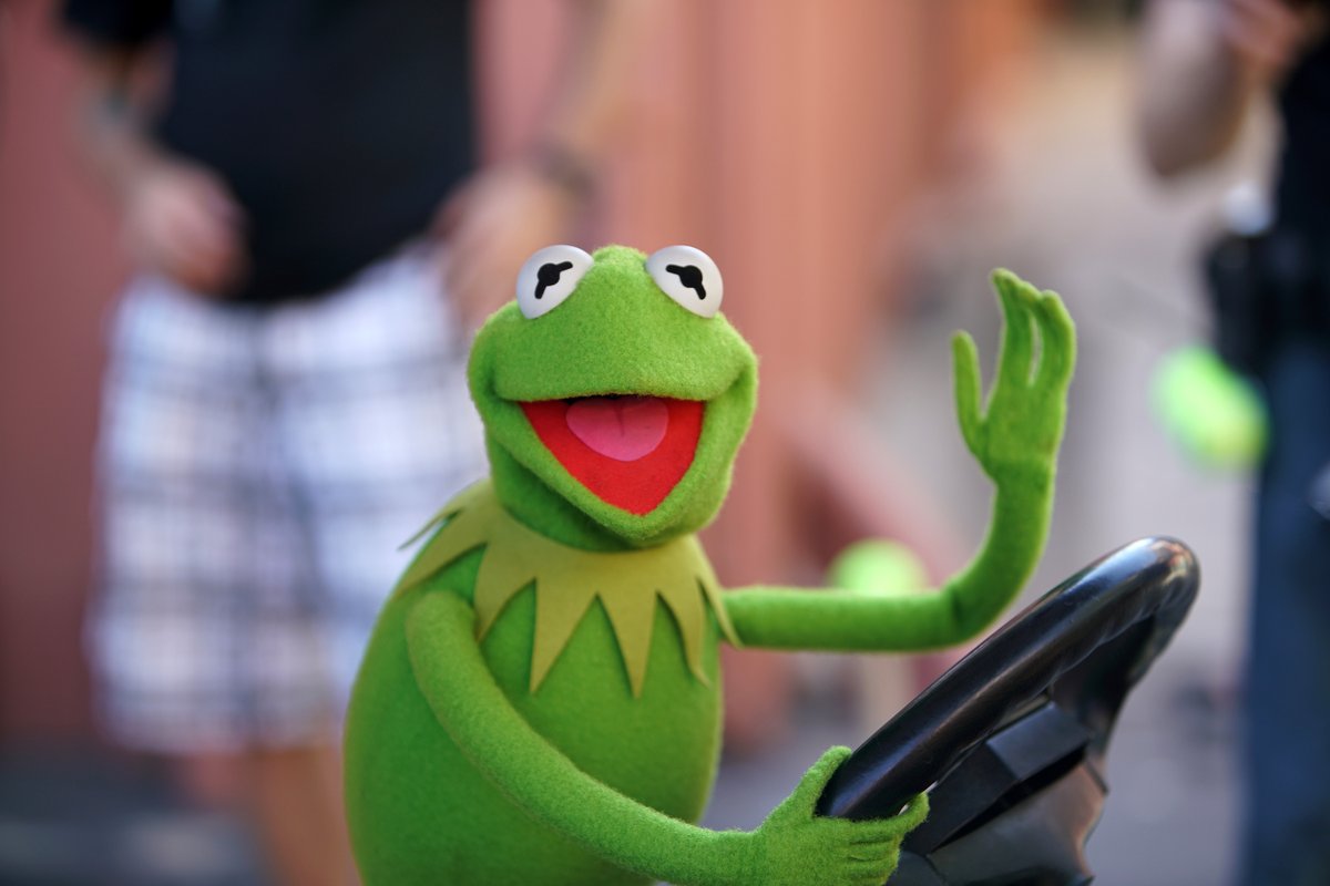 KermitTheFrog's tweet photo. I just wanted to drive through your feed and say "Hi-ho!" So... Hi-ho! Hope you're having a great day! https://t.co/zn47jtcJ2h