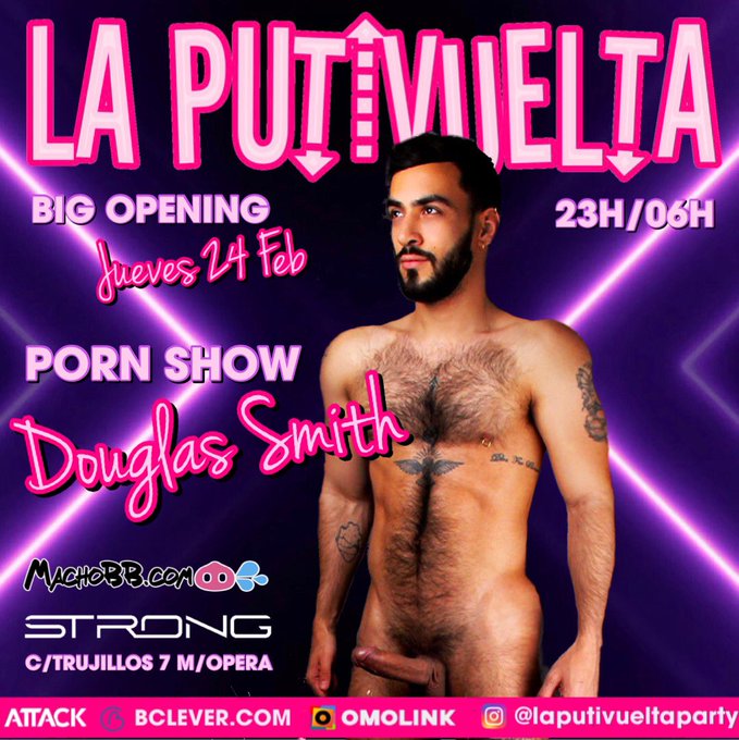 3 pic. Actores del opening @PUTIVUELTAPARTY Jueves en @strongtheclub No te lo pierdas,píde tu lista porMD