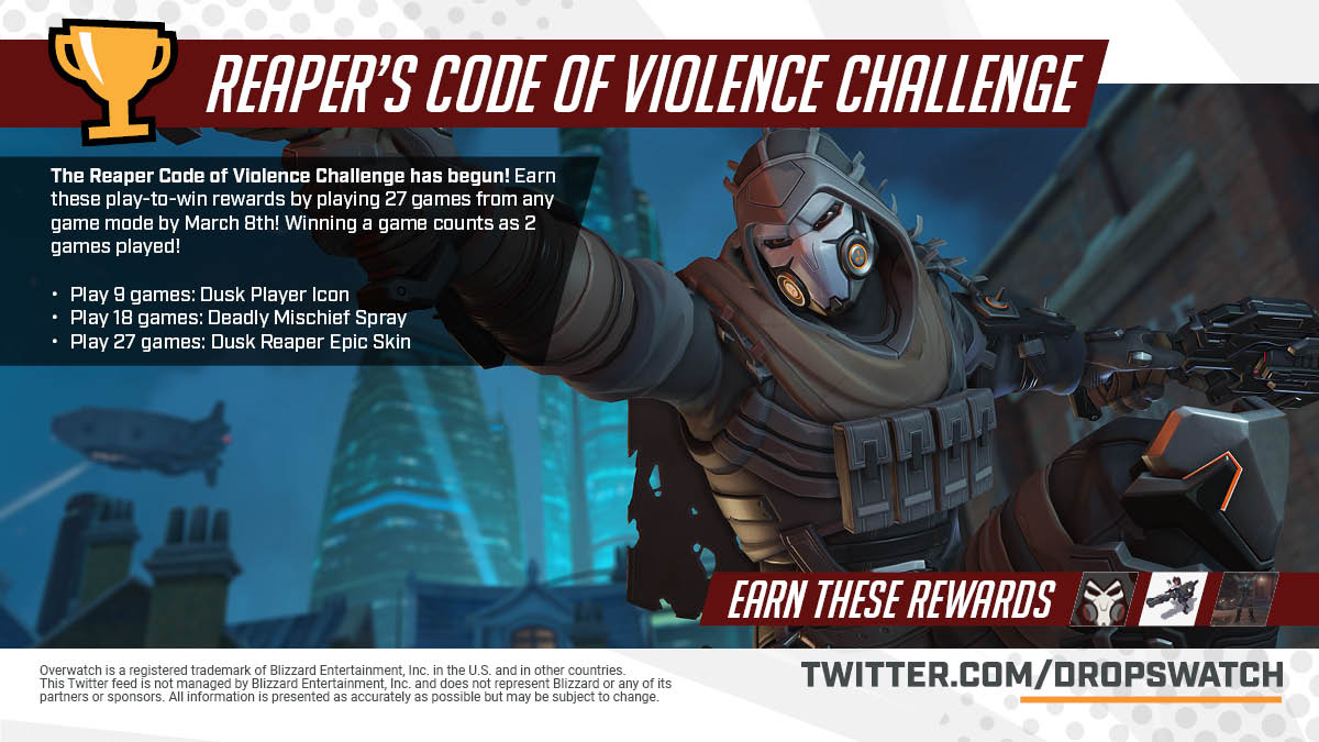 Reaper's Code of Violence Challenge