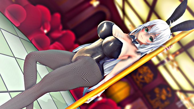 バニーと競泳水着の似合うおねえさん #COM3D2 