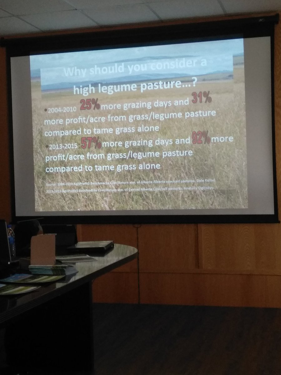 Why should a producer consider high legume pasture?
25-57% more grazing days and 31-92% profit per acre with <a href="/GLastiwka/">Grant Lastiwka</a> <a href="/Jolene_Noble/">Jolene Noble</a> &amp; <a href="/GraemeFinn1/">Graeme</a> <a href="/UnionForage/">Union Forage</a> <a href="/bluerockmineral/">Blue Rock Animal Nutrition</a> 
#2022MARAextension