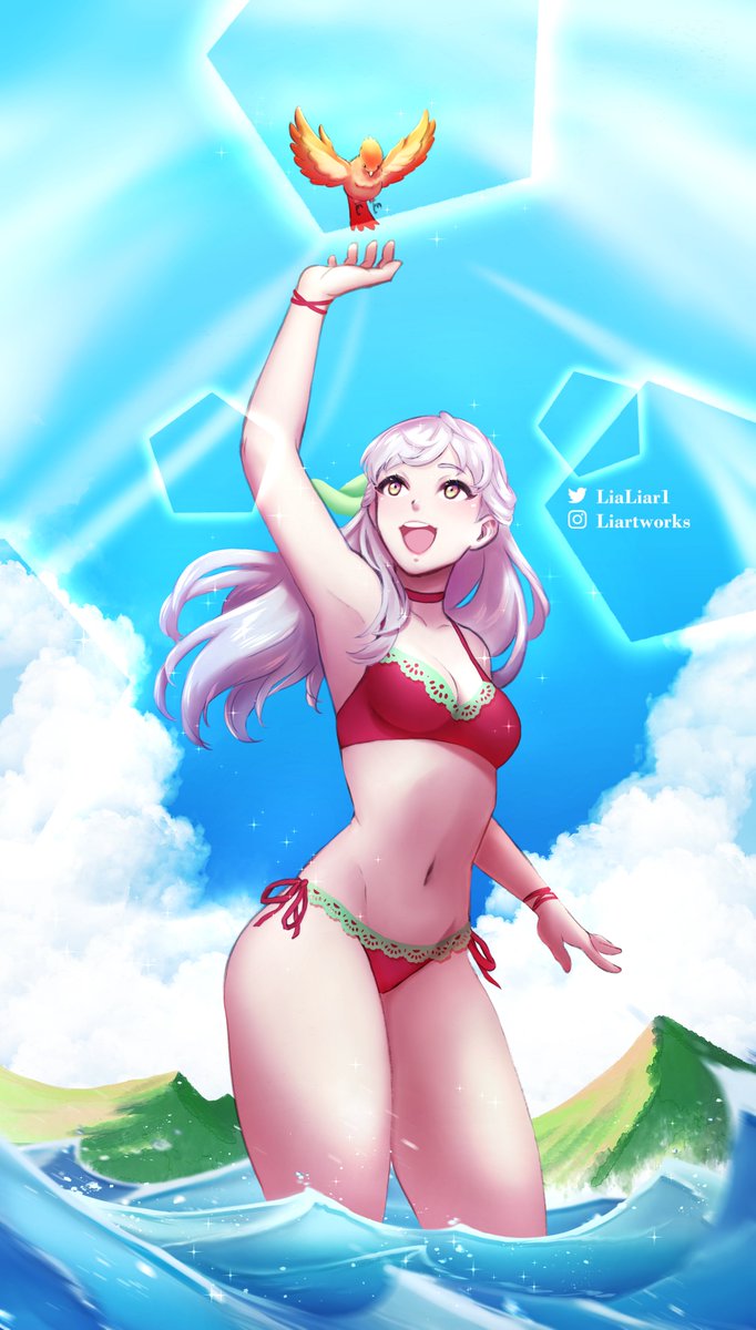 Dawn 💫 Have summer Micaiah hehe. 💫 Happy 15th anniversary of Fire Emblem ...