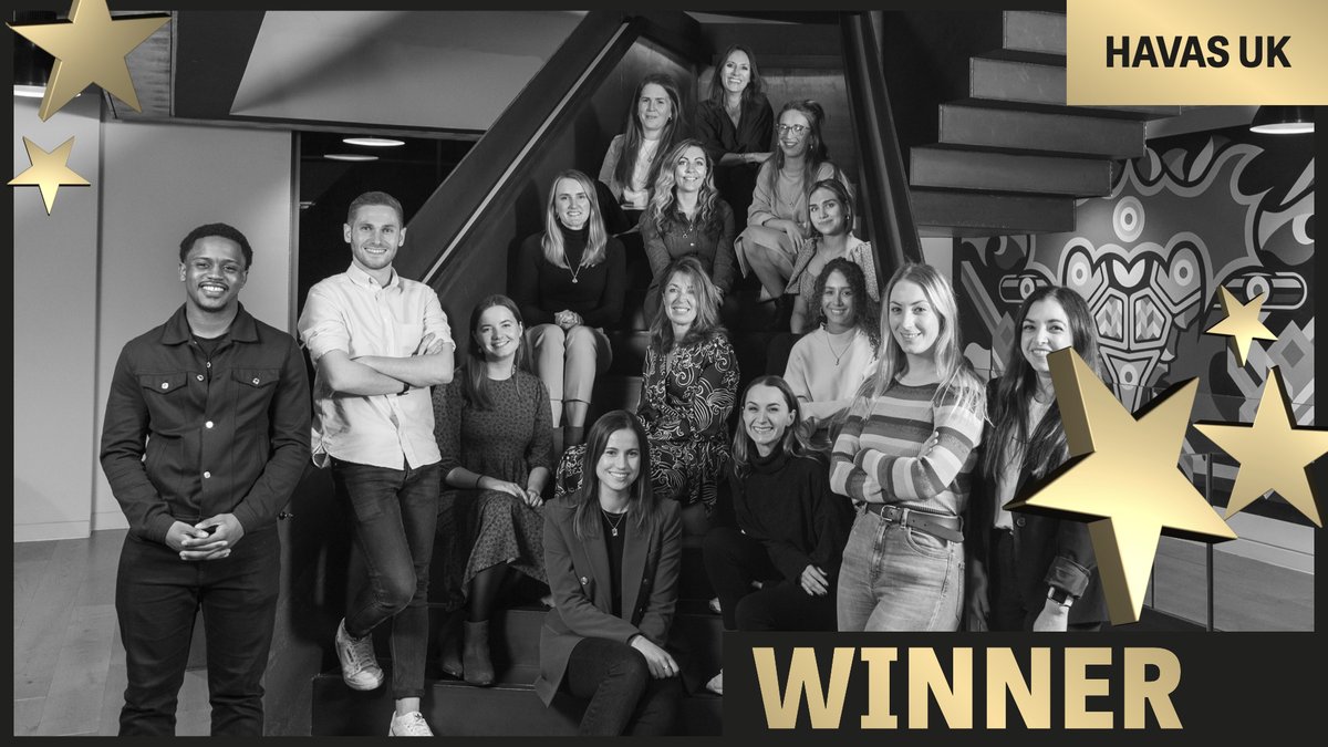 Campaignmag's tweet photo. The Campaign's UK #agencyoftheyear winner for ‘New Business Development Team/Person of the Year’ is Havas UK. Congratulations! @Havas_UK https://t.co/F9vyHy14rC