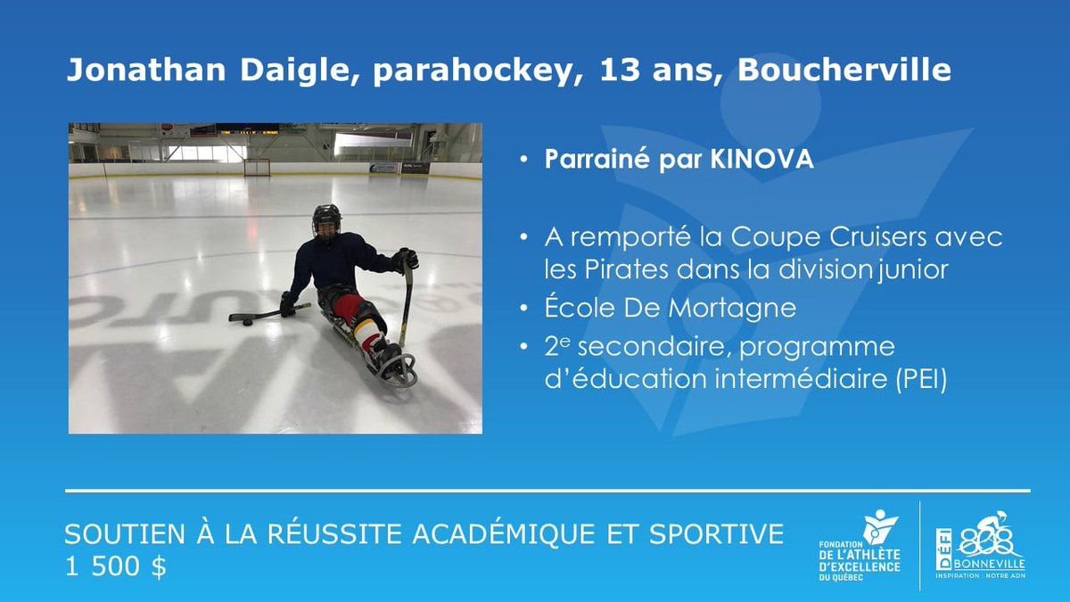 KinovaRobotics's tweet image. 🎓💰🏒 C&apos;est aujourd&apos;hui que nous remettions les fonds amassés dans le cadre du Défi 808 Bonneville 2021, complété par notre employé Sébastien Reneault, à l&apos;étudiant-athlète parraîné Jonathan Daigle. 1 500 $ pour le soutien à la réussite académique et sportive. @FAEQuebec #sport