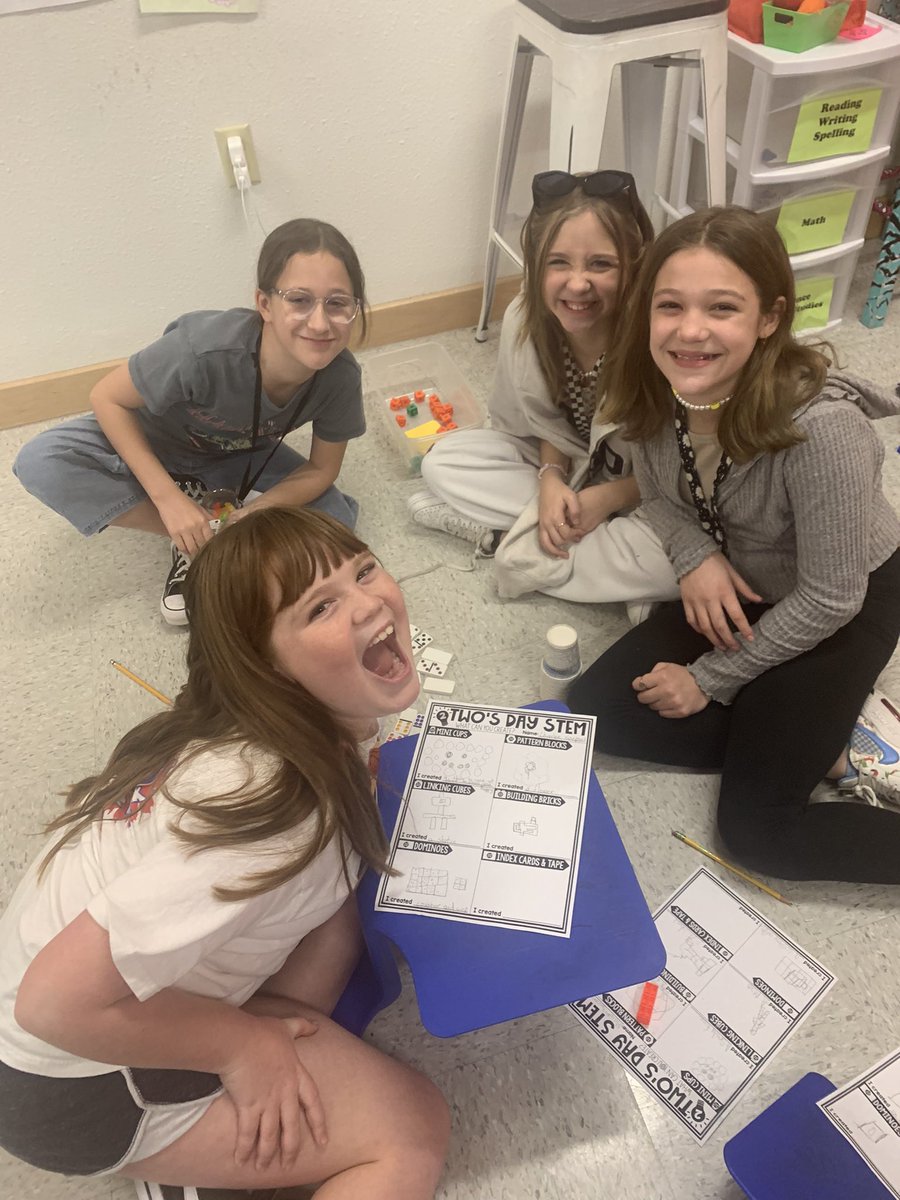 TWOS DAY Stem Challenges! <a href="/Wellington_Elem/">Wellington ES</a> #WESRoars