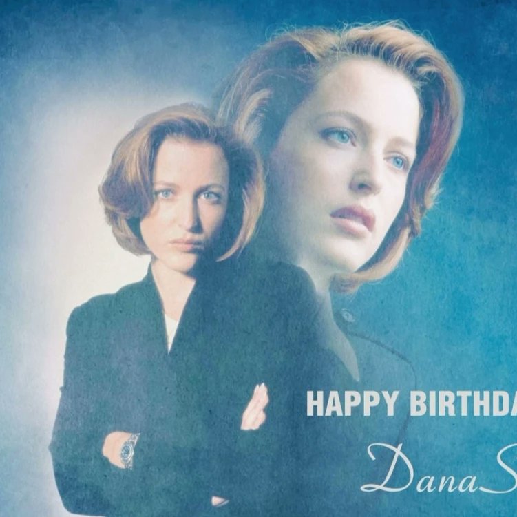   And tomorrow... Happy Happy Happy BDay Mrs. Dana Scully! 