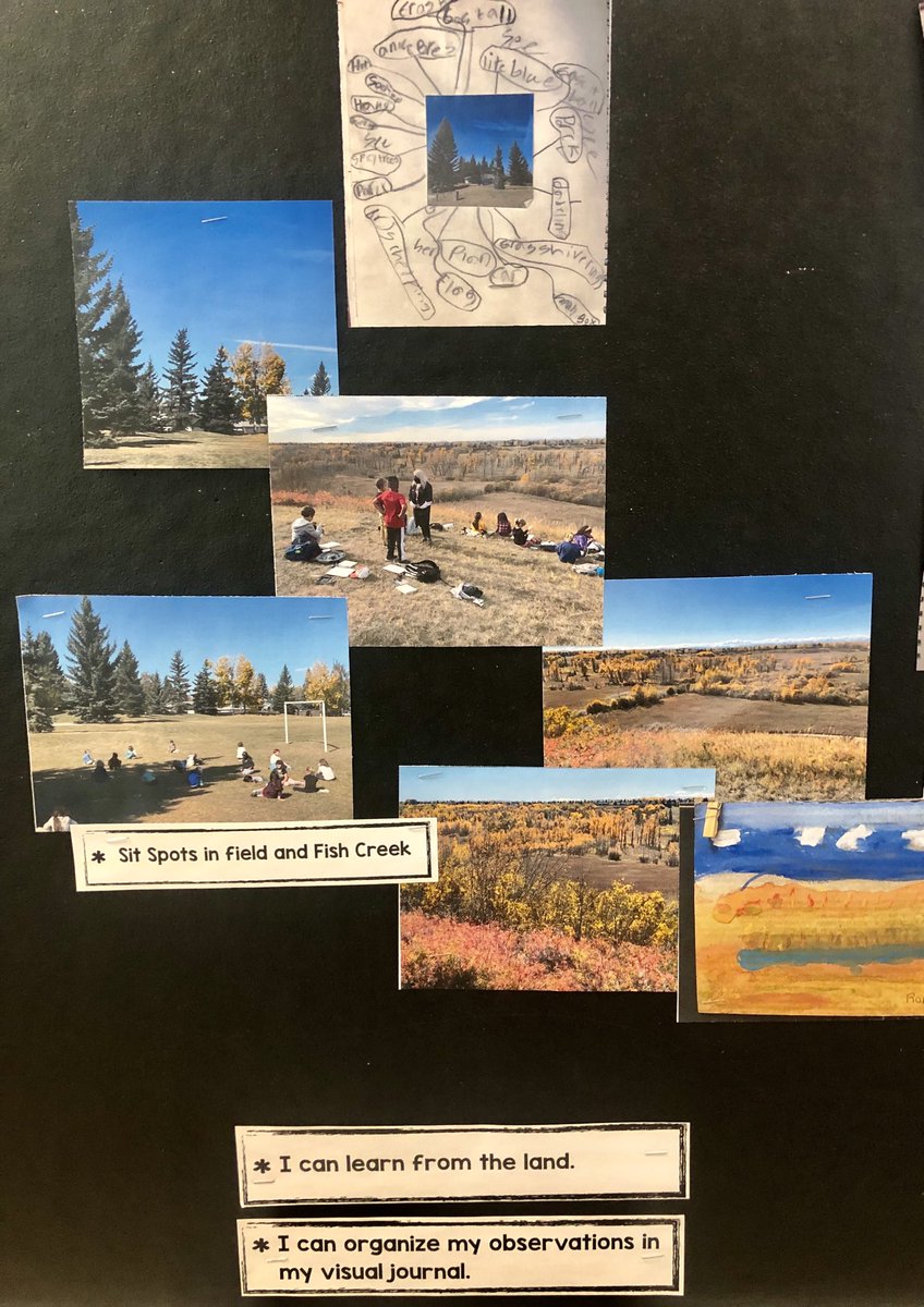 This cold snap has us reminiscing about milder temps &amp; learning outdoors. Grades 3&amp;4 are often found learning outside and anxiously await warmer weather next week for more adventures.