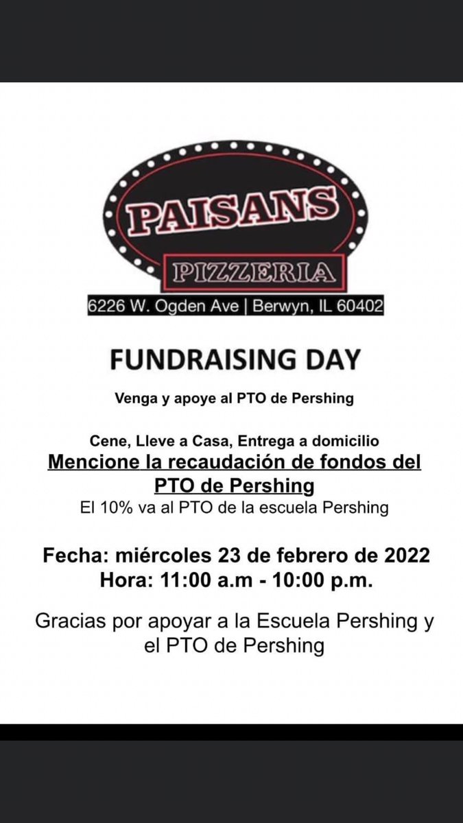 Please save the date &amp; join us for our fundraiser! 

Let’s remember, Small positive actions + lots of people = BIG CHANGE!! 

-MM