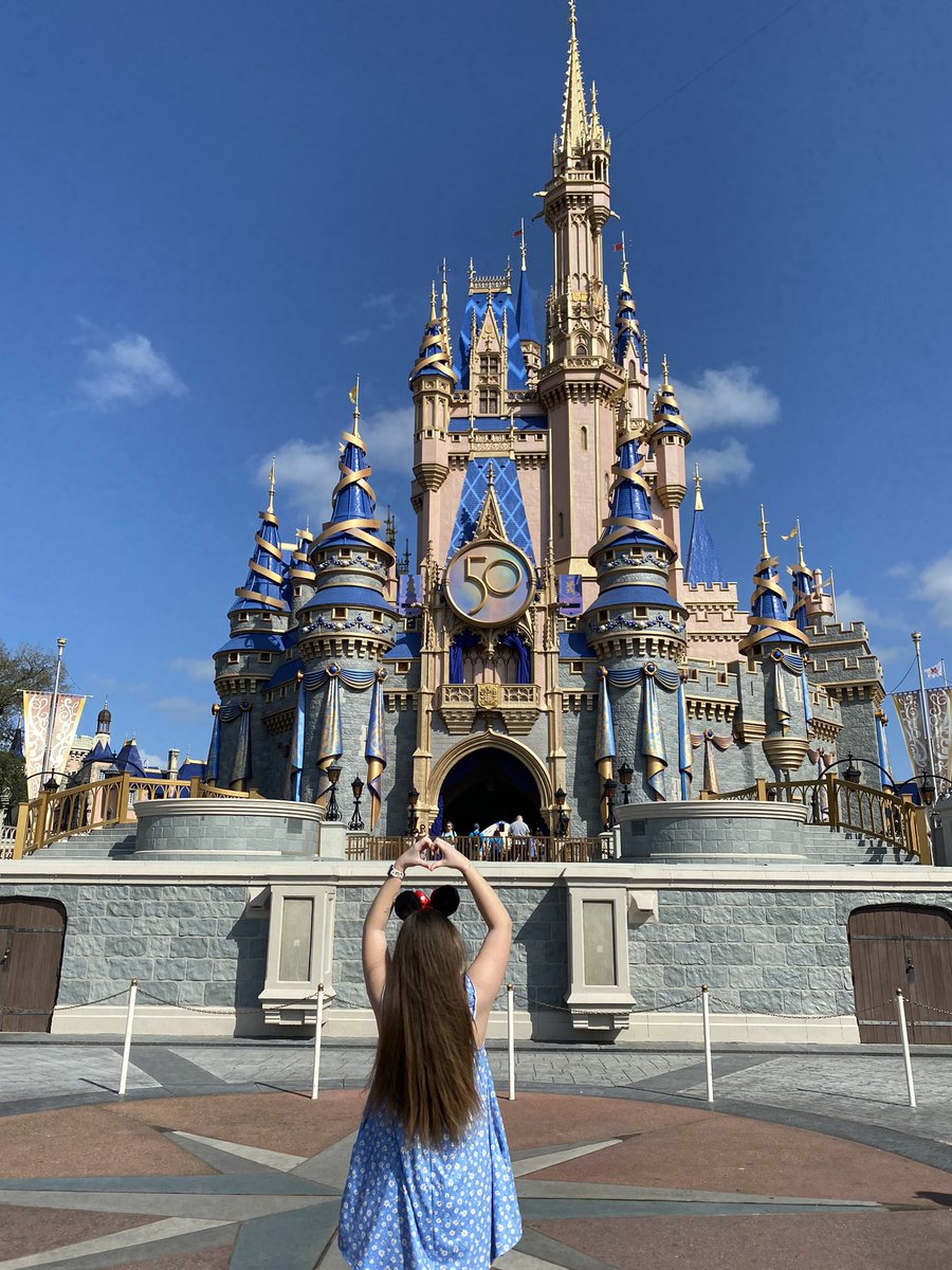 And we’ve made it to Disney World!🏰 Wearing our matching Micky ears and our <a href="/StaceySolomon/">Stacey Solomon</a> dresses! Dreams really do come true!✨