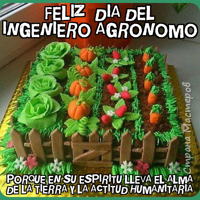 Muchas felicidades a todos esos profesionistas de corazón que se esfuerzan para alimentar al mundo sin olvidarse de cuidar a nuestra madre naturaleza