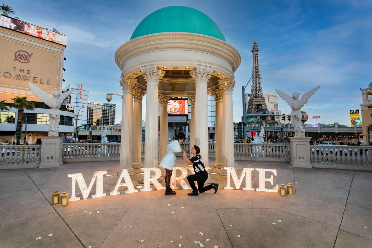 Make memorable moments at the Palace ❤️   #ForeverHappensHere @Vegas 

Visit bit.ly/3eLc99i to book your wedding with us.