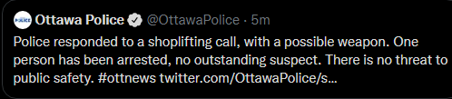 TomlinsonCJ's tweet photo. Why did you delete this @OttawaPolice https://t.co/N2PljP6CAY