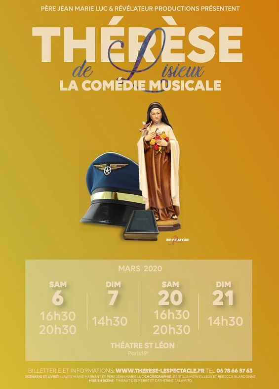 Revelateur Production revient avec la comédie musicale de Thérèse de #Lisieux. 
Quand nous sommes accompagné dans notre quête de sens auxi150.fr/evenements #Auxi150