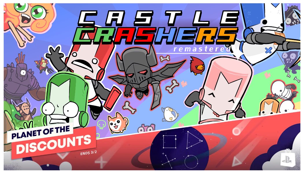 Castle Crashers Poster — THE BEHEMOTH STORE