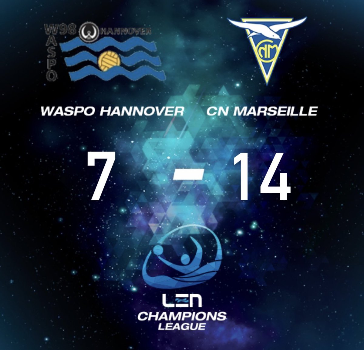 🤽‍♂️ #waterpolo
Nos Marseillais assurent leur déplacement à Hanovre ! 💪👏

#lenchampionsleague #LEN @LENaquatics @LENchampions