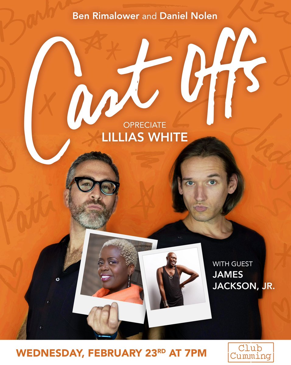 benrimalower's tweet photo. Wednesday is Lillias White Night with the fabulous @MrJJJr! @ClubCumming at 7pm! @danielnolen @DIAMONDLILLIAS @BwayPodNetwork https://t.co/Qo0HNAILlo