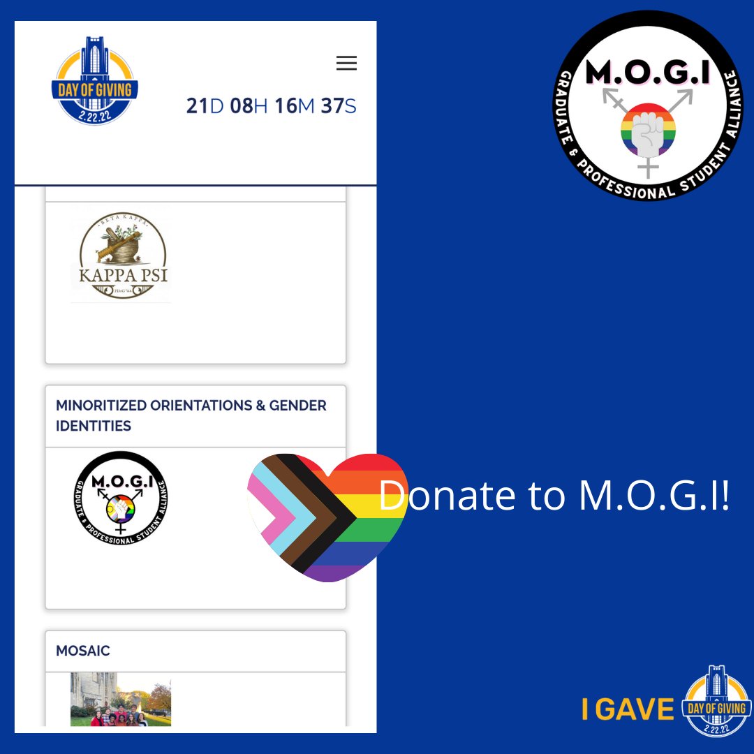 mogigpsa's tweet photo. It’s been a great #PittDayofGiving so far, have you checked out how your favorite organization is doing? Click here: https://t.co/pHJxyOaCMS #PDoG22 https://t.co/ZFzItjbzUd
