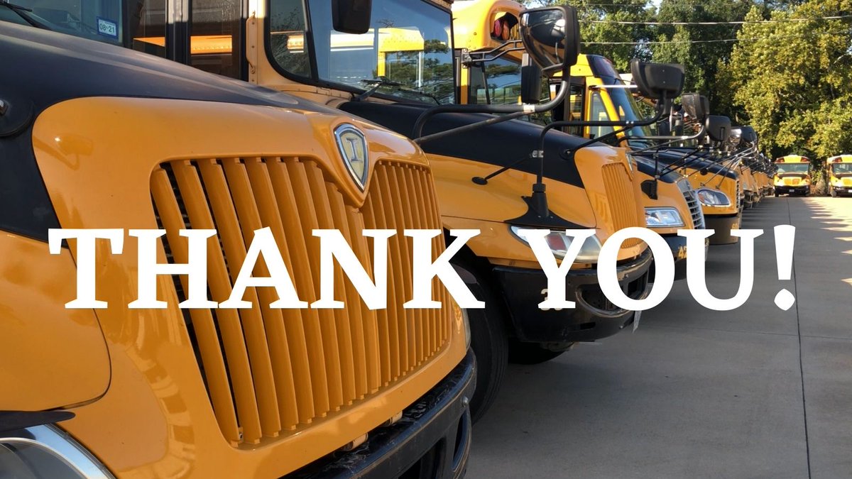 Today is School Bus Driver Appreciation Day! Thank you to all the amazing WISD bus drivers that get our students to and from school safely, everyday! #SchoolBusDriverAppreciationDay