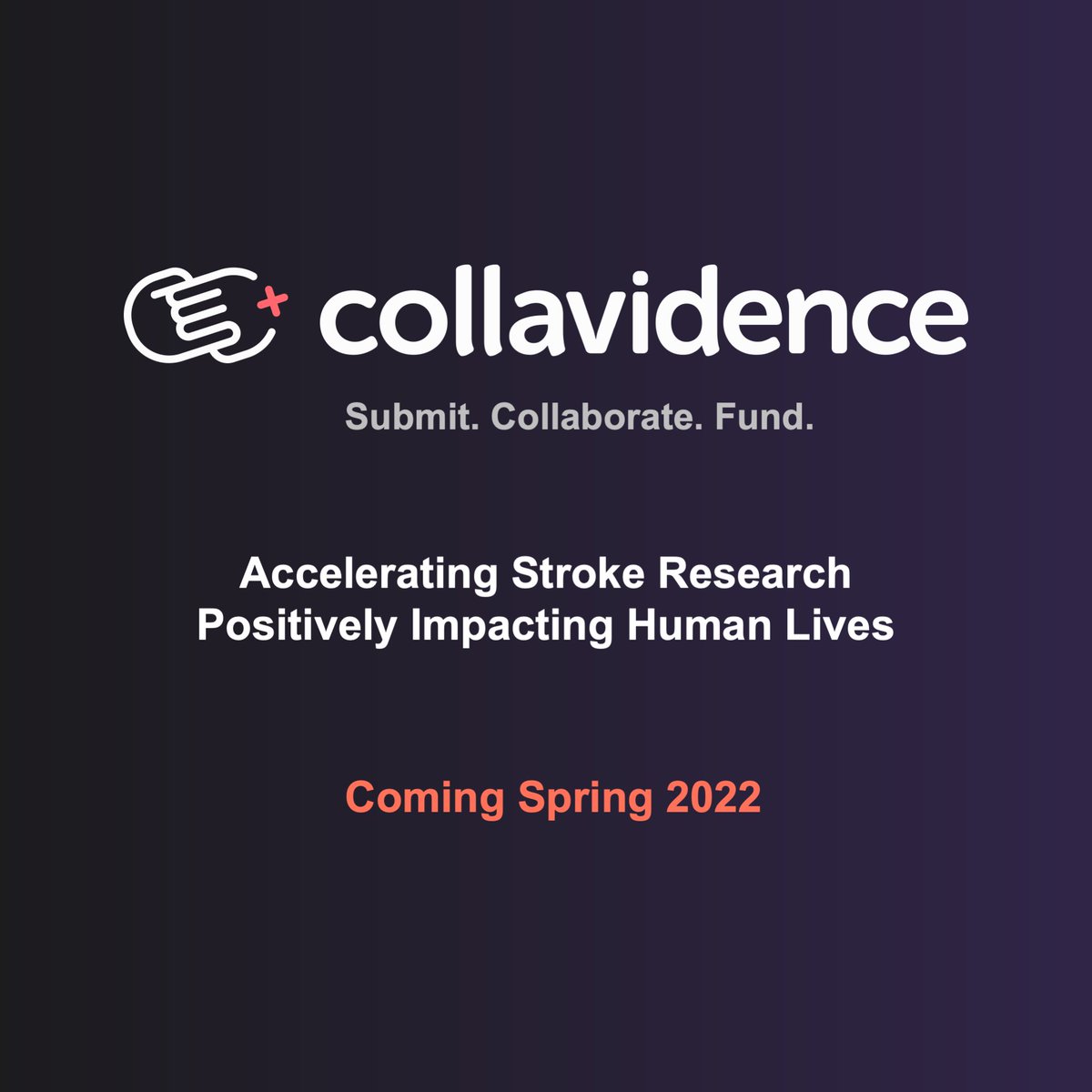 ‘Collavidence’ is now on Twitter.

Follow us and stay updated about:

• the launch 🚀
• anything and everything stroke-related 🧠
• the latest research 🧪
• essentials from the scientific community🧑🏻‍🔬👨🏽‍⚕️

#CommitToCure #stroketwitter #NeuroTwitter #neuroscience #research