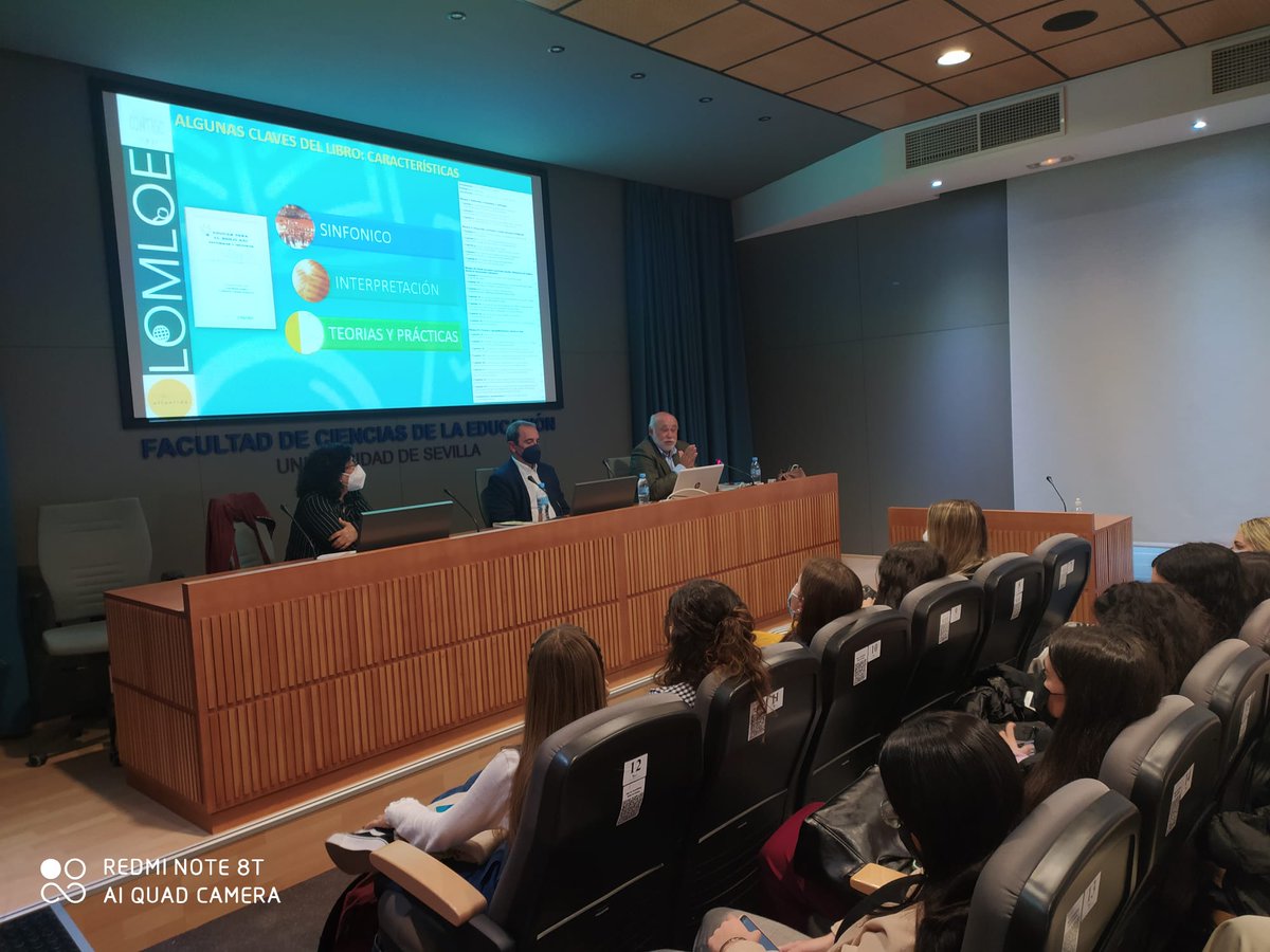 Presentación del libro: LOMLOE de la reforma al aula. En la <a href="/EducacionUs/">Facultad de Ciencias de la Educación @unisevilla</a> Estupenda iniciativa