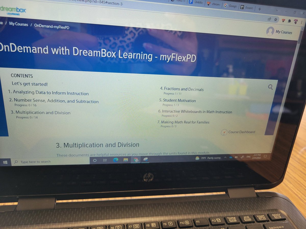 Anajimenez08A's tweet photo. Exploring our Dreambox PD resources ๐ฆ๐ป #FreemanMathematicians #PISDMathChat #pisddbchallenge https://t.co/z4eLmXXFaC