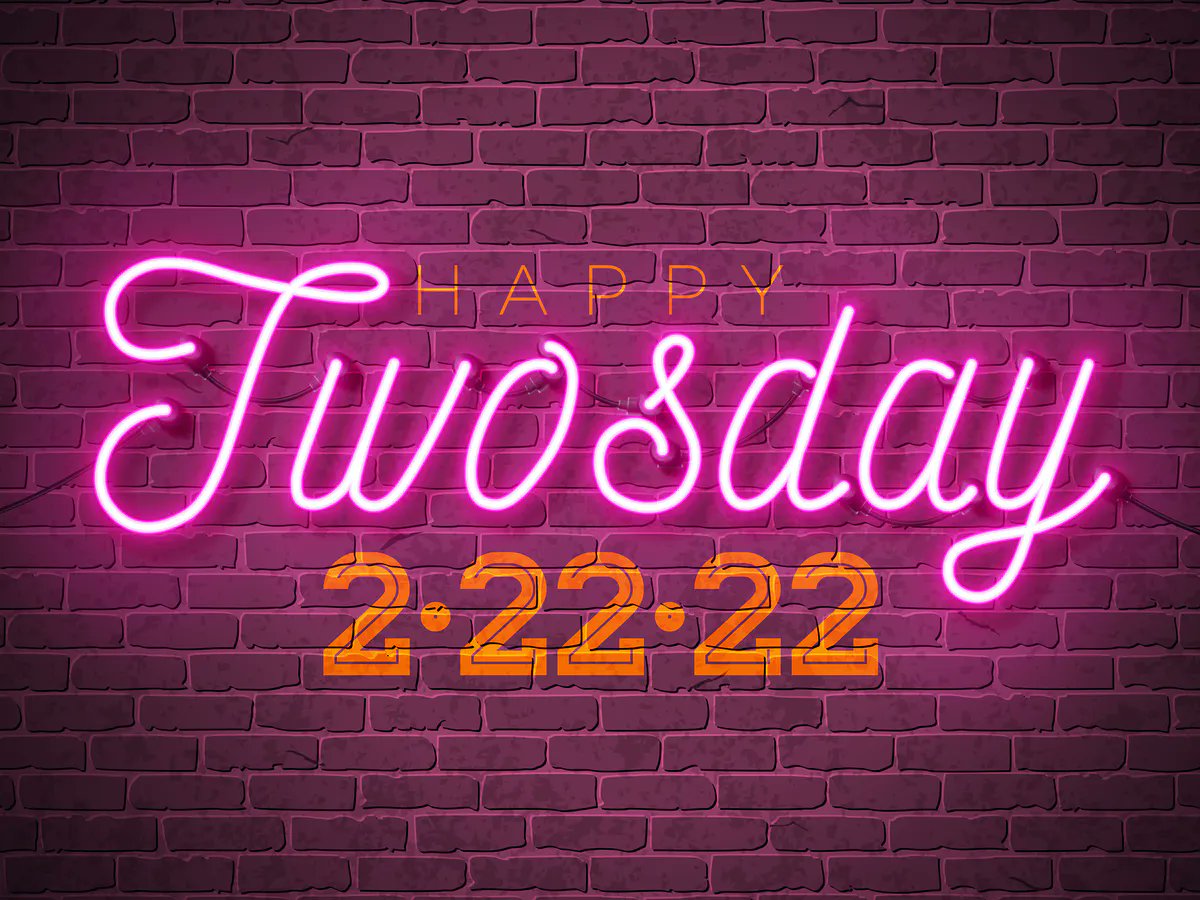 fadialjazzar's tweet photo. Happy Twosday 22.2.2022 https://t.co/hoZ00eWHqy