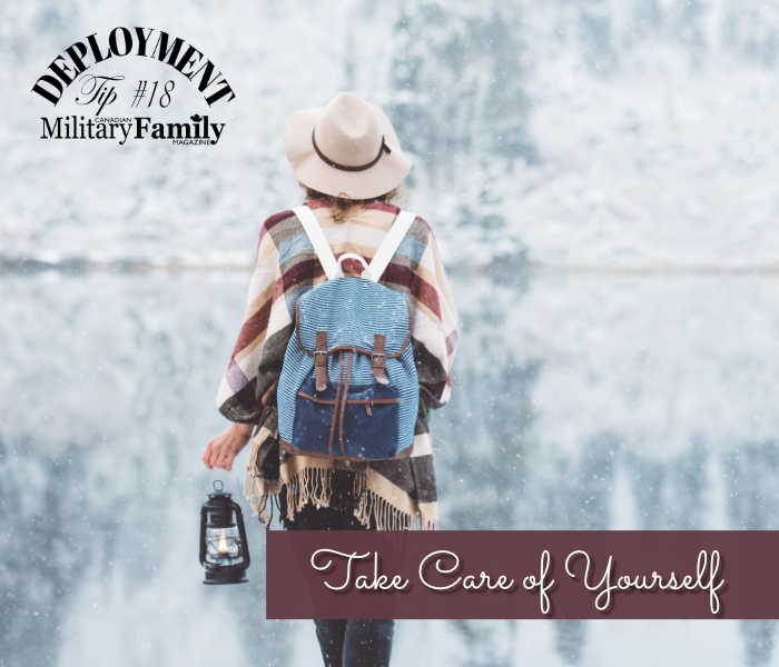 CMFMag's tweet photo. Take care of yourself
Whether you are in pre-deployment, deployment or post-deployment, looking after yourself is important.
#DeploymentTuesday #MilitaryFamilies #MilitaryFamily #MilitaryLife #CAFLife #MilitaryPartner #deployed #MilitarySpouse #cmfmag https://t.co/AJLONLaomE