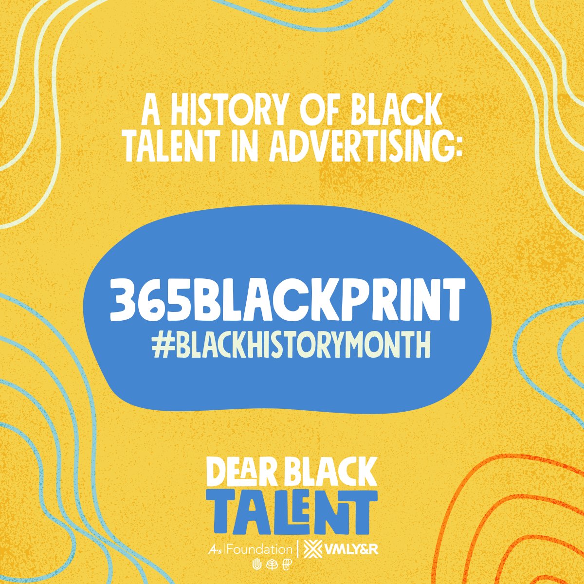 MAIP's tweet photo. A history of Black talent in advertising part 4: In 2021 the 4A’s Foundation announced an initiative, 365BLACKPRINT, to extend the impact of Black History Month beyond a 28-day celebration and to create a pathway for success for Black talent in advertising. #365BLACKPRINT https://t.co/UxjDJ8ucEv