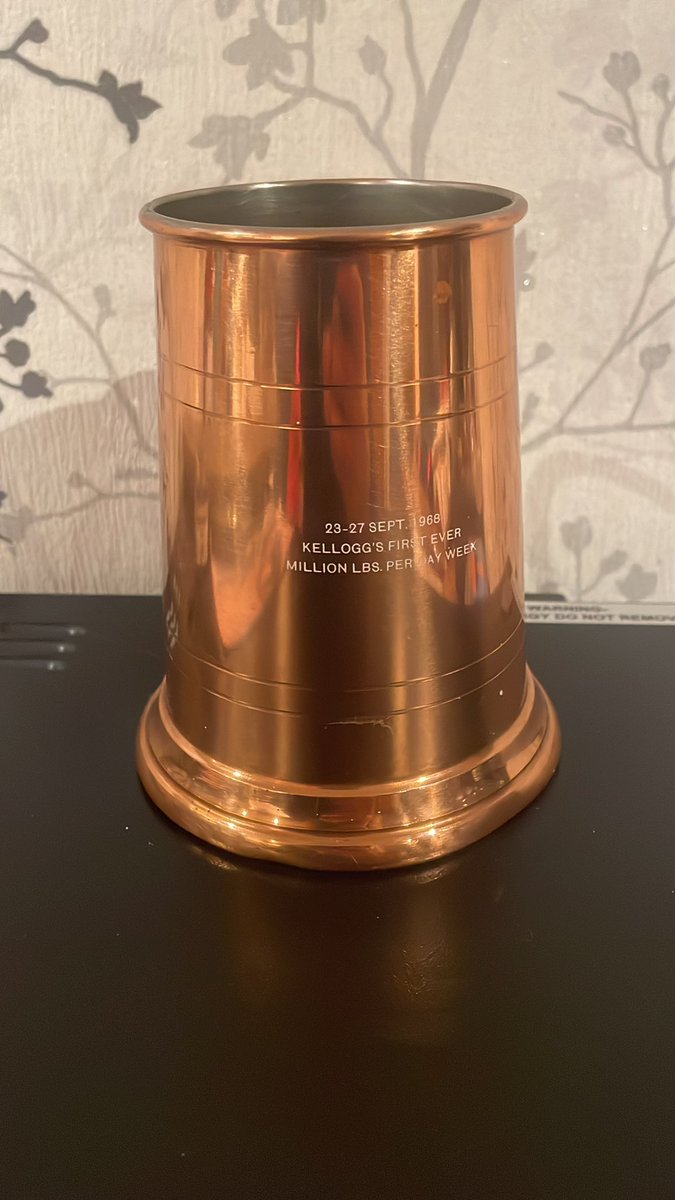 Hey <a href="/KelloggsUS/">Kellogg's</a> or <a href="/KelloggCompany/">Kellogg Company</a>, any idea on the origin of this tankard?