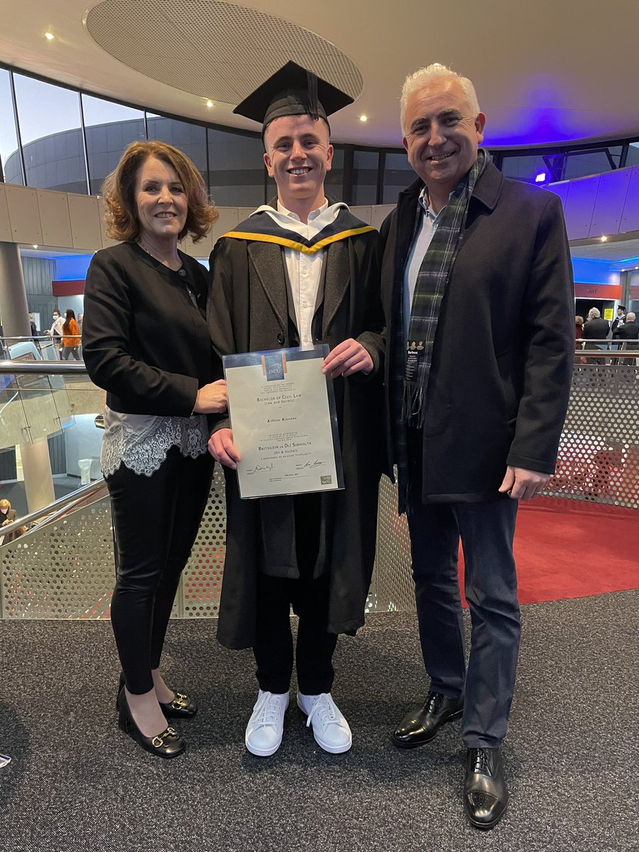 ‘The Boy is a Man’ - our own <a href="/chocolateweetos/">Killian</a> has just been conferred with a Bachelor of Civil Law Degree in <a href="/DCU/">Dublin City University</a> - maith thú, congratulations 👏 son - we’re proud as punch, a scholar and more importantly a Gentleman x