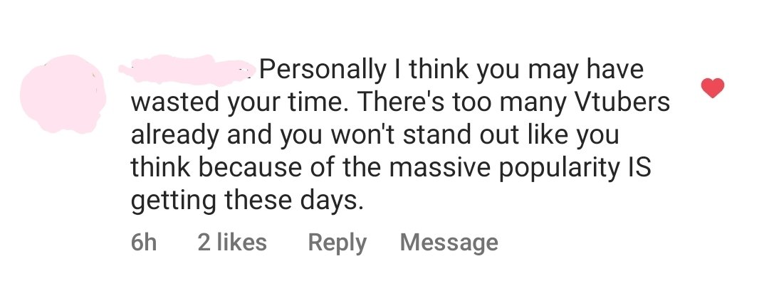 A bit of an unnecessary opinion bec I know it already. But more the reason I'm determined to work harder to show them wrong and I can do great things as long as I put my mind to it 😤  <a href="/MiidoChannel/">Miido Ch. 🌸 Art Commission OPEN🌸</a> 🌸 #vtube #vtuber