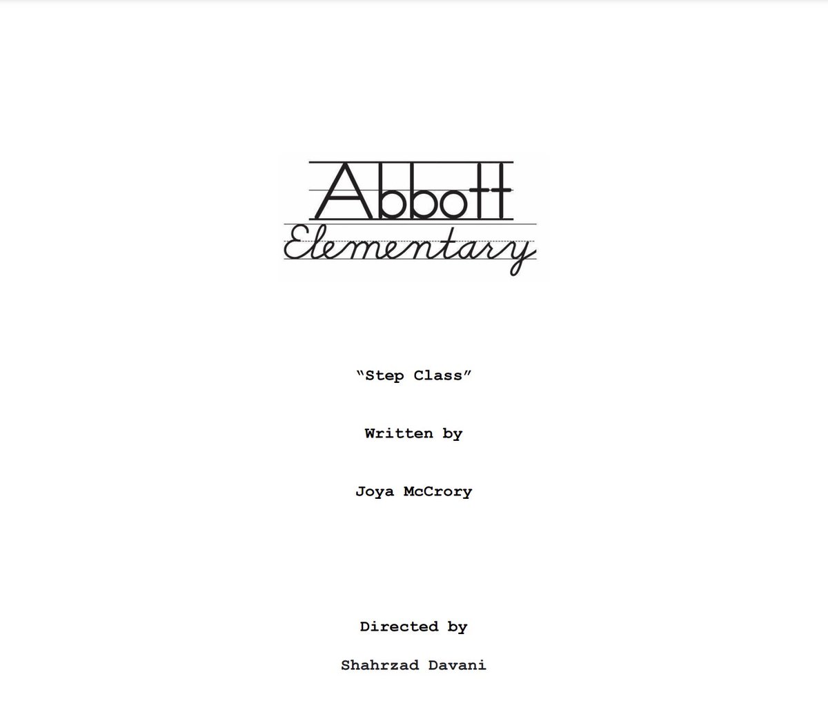 Today, on 2/22/22, my first written episode of TV, directed by the amazing <a href="/ShahrzadDavani/">Shahrzad Davani</a> premieres at 9pm on ABC/ Hulu the next day!!! It was a dream come true to work on Abbott Elementary so many thanks to <a href="/quintabrunson/">Israellee 🇮🇱</a> <a href="/PMSchumacker/">Patrick Schumacker</a> <a href="/justin_halpern/">Justin Halpern</a> <a href="/WBTVWorkshop/">WBTV Workshop</a> 🤗