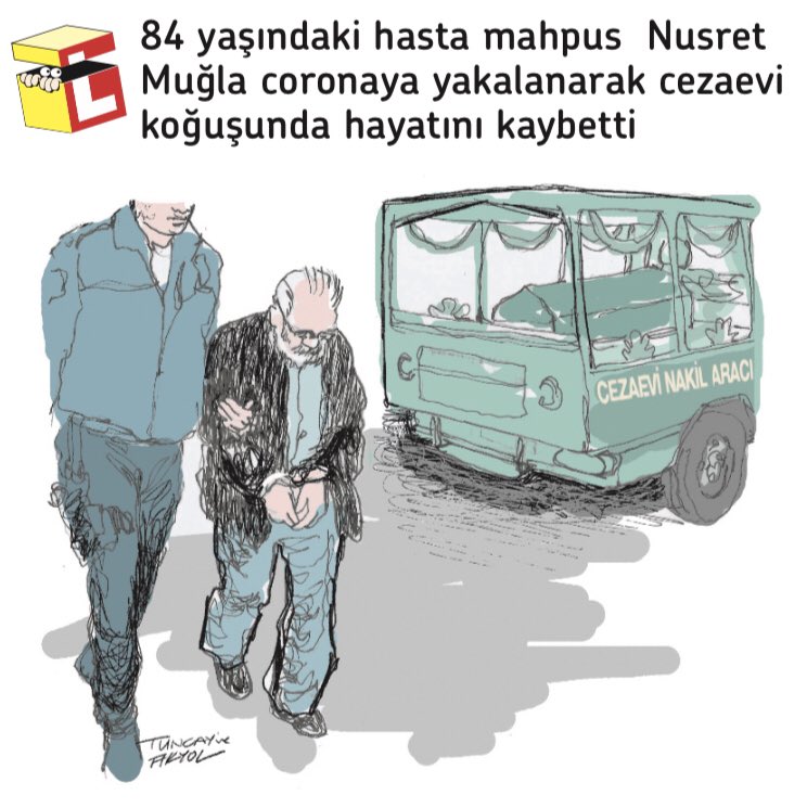 TrendRights_TR's tweet photo. Sağlıklı birşekilde girdikleri cezaevinden Cenazeleri cıktı. Hasta ve yaşlılar derhal serbest bırakılmalı.

Cezaevleri CenazeEviOldu https://t.co/ANbzNExrbE