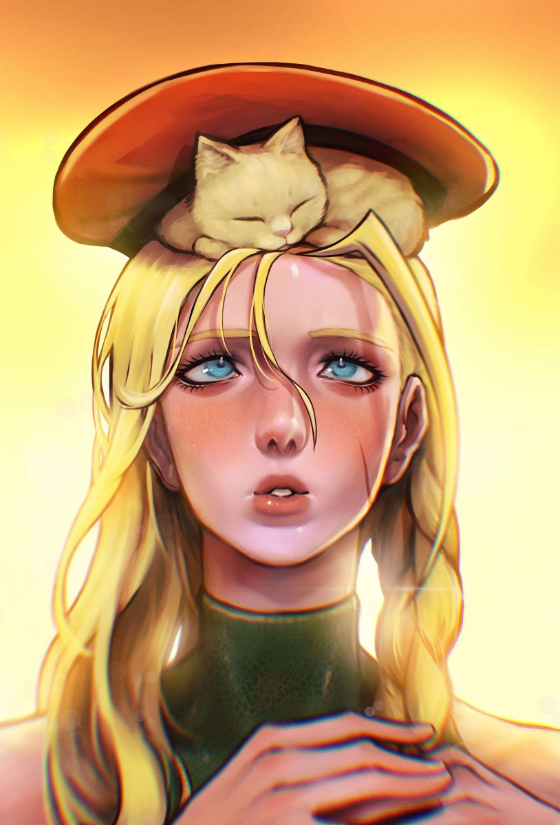 aYaKi_blade's tweet photo. Draw for cat day!!
#猫の日  #cammy #SFV #キャミィ #格ゲーキャラ描こうぜ #StreetFighter #ストリートファイター #StreetFighter6 https://t.co/J6zeJYbGnY