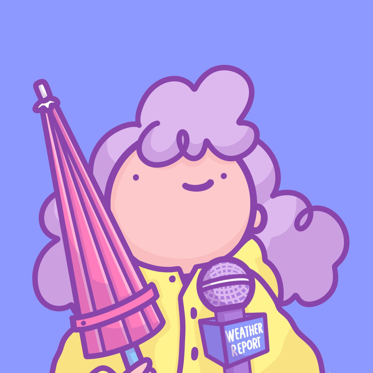 WEATHER REPORT:

Wendy: "Today in Plumptin, light rain all day, upper 50s. Dress warm and stay dry, unless you're venturing out near the Pit. Unpredictable weather there... Back to you, Bob."

[ ✨Raffle for Wendy in discord, ends just before 5pm est]
#NFTs
#NFTdrop #plumptins