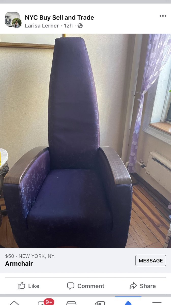 jeremylevick's tweet photo. hi I’m looking for a chair whose appearance makes me want to die, oh ok perfect https://t.co/r6l5SG6ONR