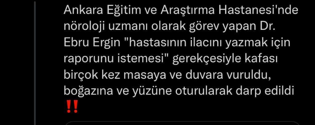 E. Çiğdem Çatal Temel (@eccacsb) on Twitter photo #drebruerginyalnızdegil
#hekimlerbirlikoldu
#sağlıktaşiddet #drebruerginyalnızdegil
#hekimlerbirlikoldu
#sağlıktaşiddet