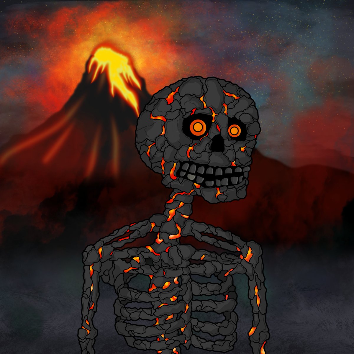 AlgoBones's tweet photo. First look on how #AlgoBones Phase 2 will look like. Here's one of the new Bones type! More sneak peeks tomorrow! Let's gooo! 🔥💀☠ https://t.co/ezQng5fWro