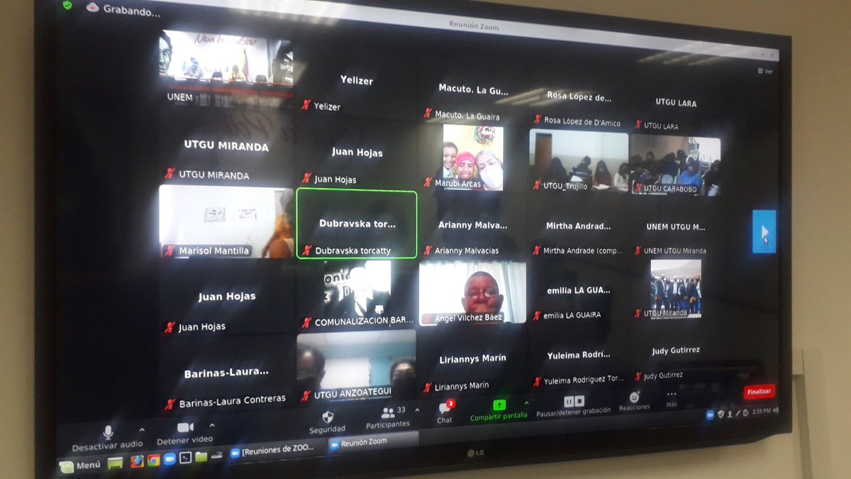 SOMOS UNEM (@somosunem) on Twitter photo #22Febrero 👩💻📚Desde el Salón Aristóbulo Isturiz. Se lleva a cabo Videoconferencia Consejo de Desarrollo Territorial 📚<a href="/SomosUnem/">SOMOS UNEM</a> presidida por la Rectora Dra. Belkis Bigott y el Secretario Nacional Dr. Lenin Romero.
#PatriaDePaz
<a href="/NicolasMaduro/">Nicolás Maduro</a>
@TibisayLucena8 <a href="/_LaAvanzadora/">Yelitze Santaella</a> #22Febrero 👩💻📚Desde el Salón Aristóbulo Isturiz. Se lleva a cabo Videoconferencia Consejo de Desarrollo Territorial 📚<a href="/SomosUnem/">SOMOS UNEM</a> presidida por la Rectora Dra. Belkis Bigott y el Secretario Nacional Dr. Lenin Romero.
#PatriaDePaz
<a href="/NicolasMaduro/">Nicolás Maduro</a>
@TibisayLucena8 <a href="/_LaAvanzadora/">Yelitze Santaella</a>