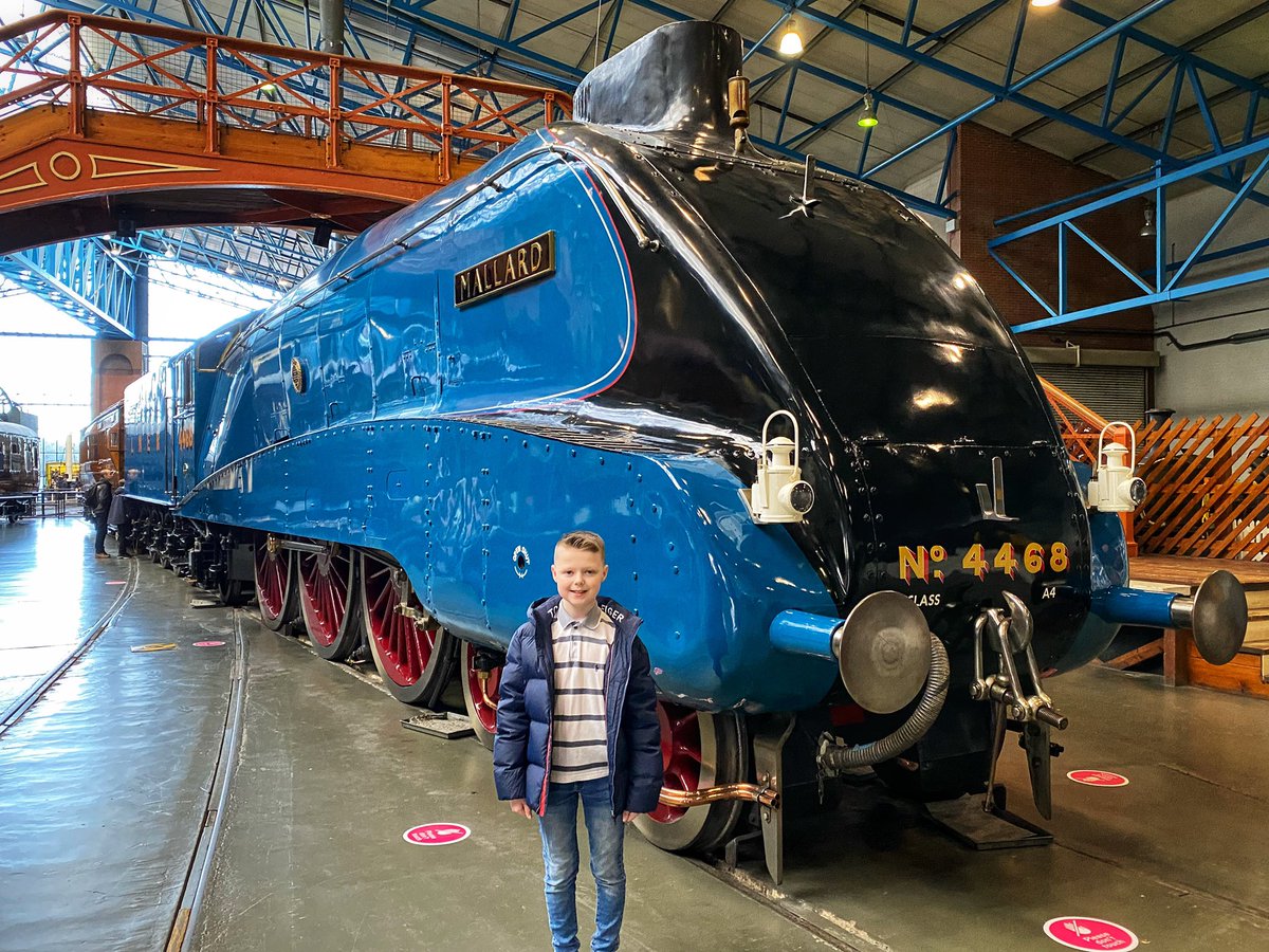 Been coming here since Aiden was in a pushchair and he still loves a day at York 🚅🚂 <a href="/RailwayMuseum/">National Railway Museum</a>