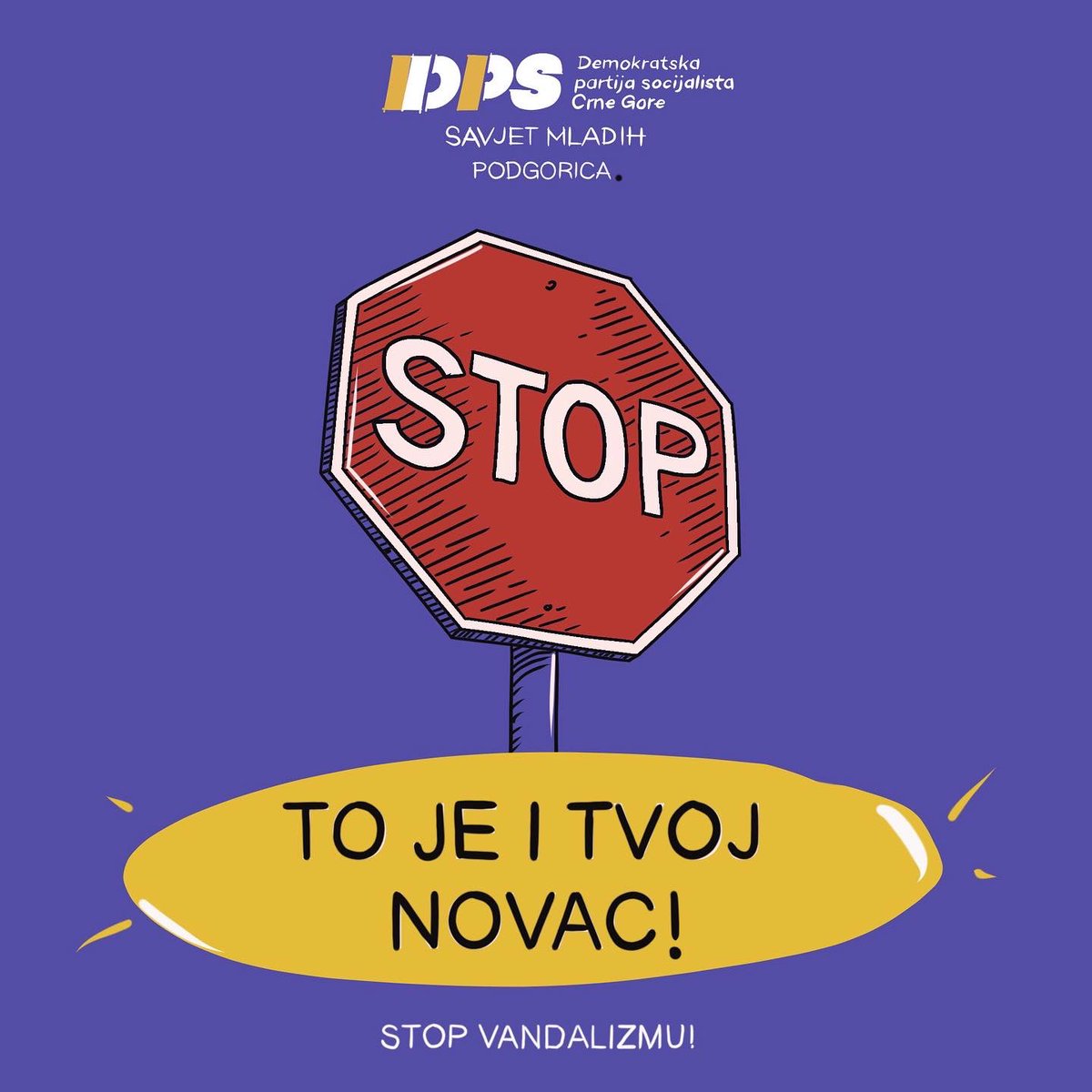 AndrijaKlikovac's tweet photo. Volimo Podgoricu tako što se:
- ne uništavaju klupe;
- ne uništavaju fasade objekata;
- odlaže otpad u skladu sa propisima;
- ne izazivaju požari…
Čuvajmo novac svih gradjana za buduće projekte u Podgorici 🔵⚪️
Stop vandalizmu ! 🛑 #SMDPSPG @SMDPSCG https://t.co/JUOOMLnf5P