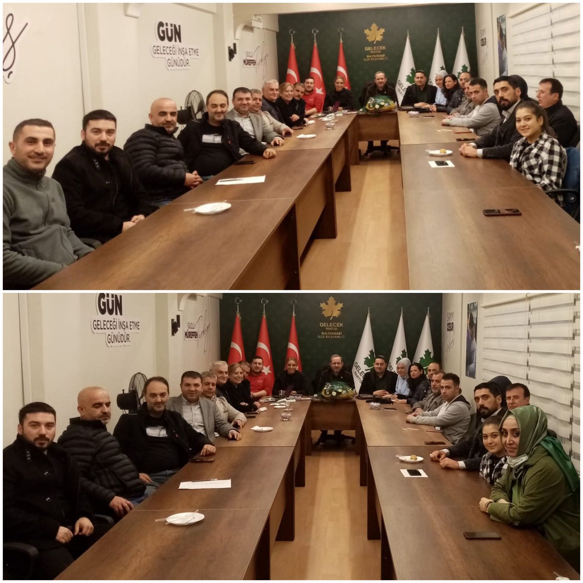 BİZ GÜÇLÜ BİR AİLEYİZ
Gelecek Partisi Sultangazi İlçe Yönetim Kurulu Toplantımızı ilçe başkanımız Ramazan Altan'ın başkanlığında ilçe merkezimizde gerçekleştirdik,
Çok verimli geçen toplantımız da alınan kararların hayırlara vesile olmasını dilerim.