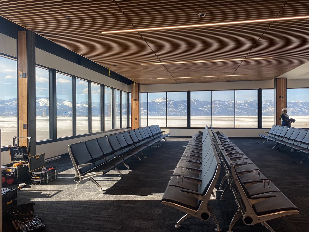 The views from inside the new terminal in the <a href="/MissoulaAirport/">Missoula Montana Airport</a> are unbeatable. 😍